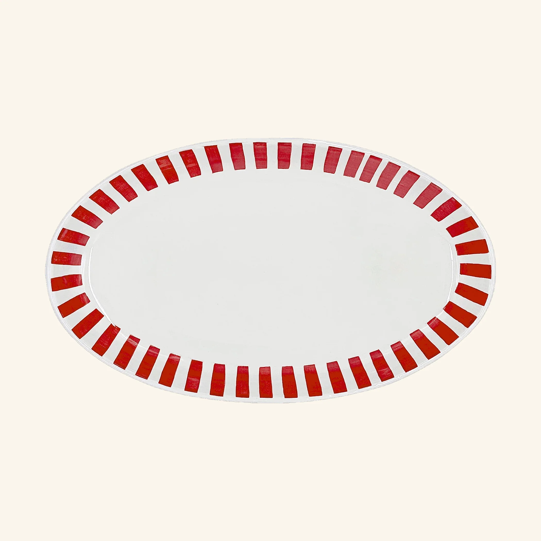 Striped Oval Platter - Image 3