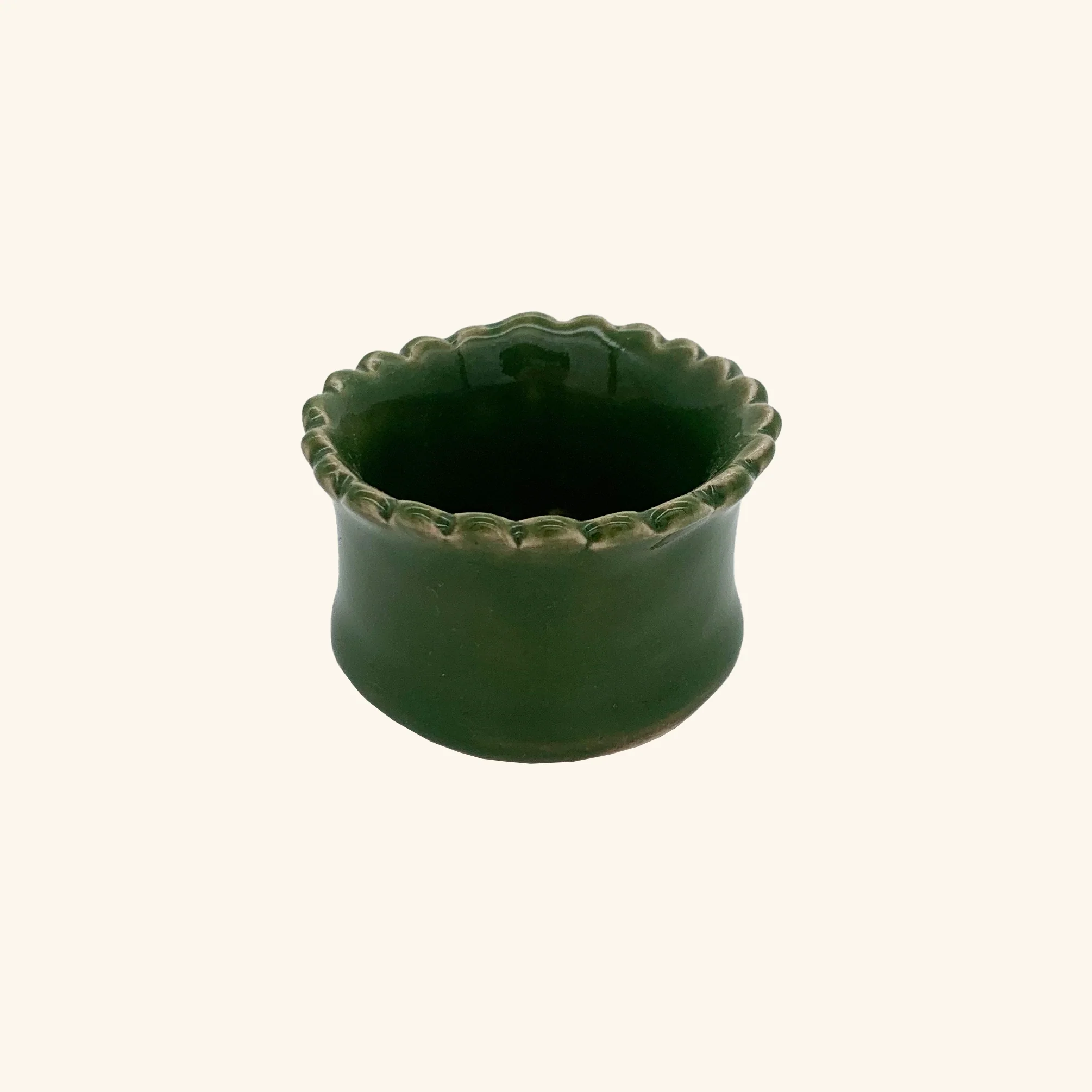 Scalloped Edged Egg Cups KC Hossack Pottery - Image 4