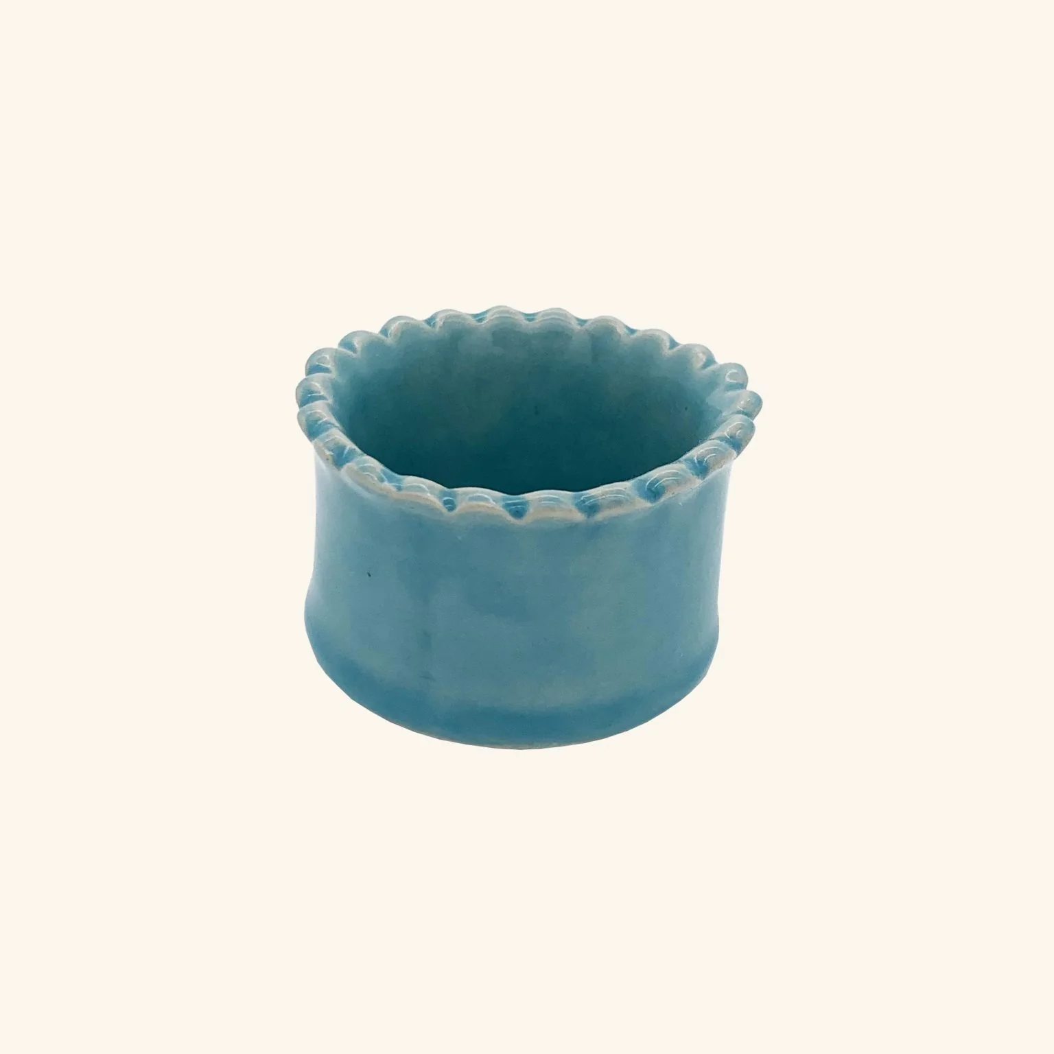 Scalloped Edged Egg Cups KC Hossack Pottery - Image 5