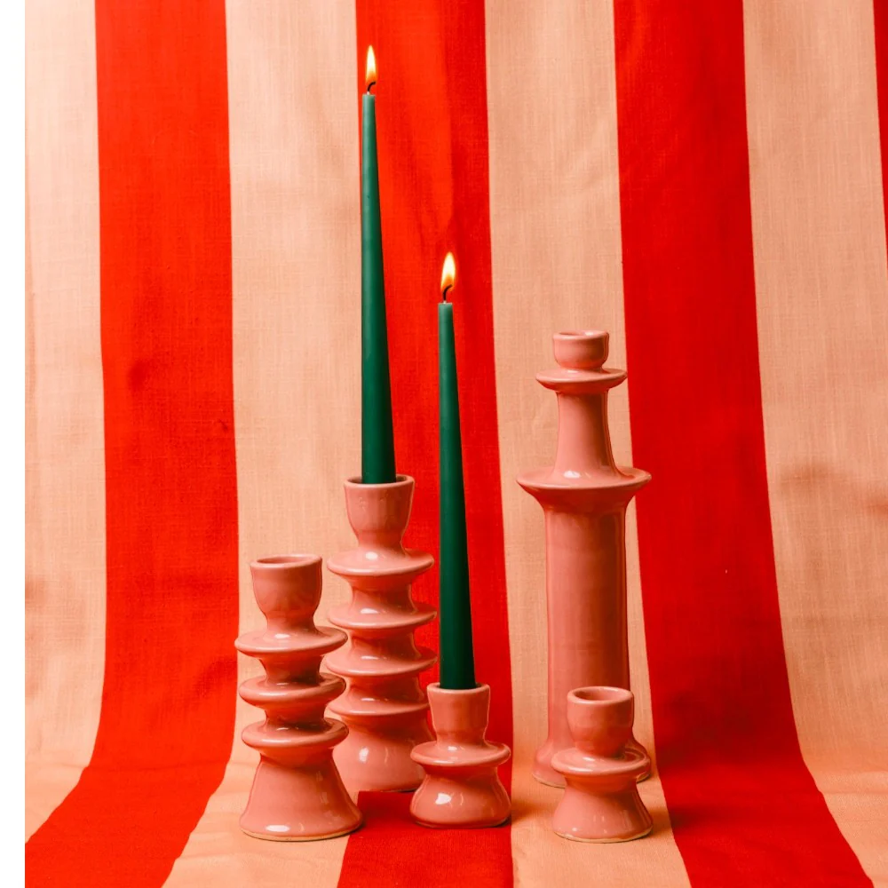 Tall Ceramic Candlestick - Image 14