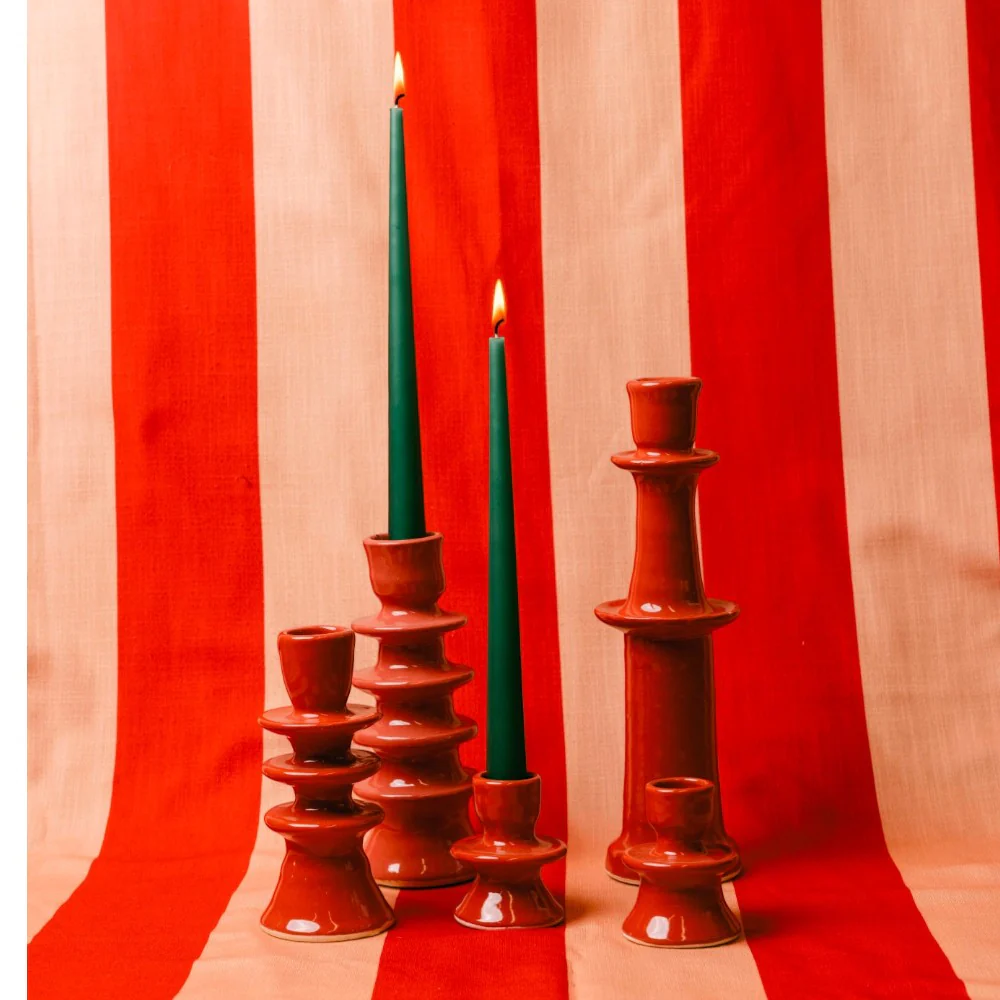 Tall Ceramic Candlestick - Image 16