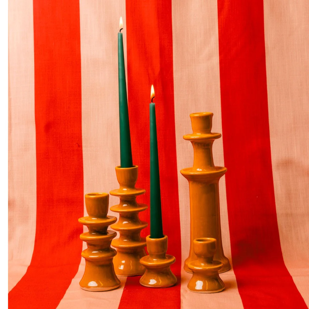 Tall Ceramic Candlestick - Image 18